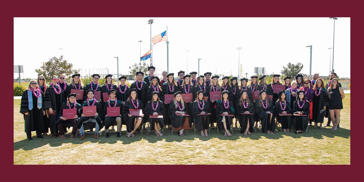 AZ DPT Students Celebrate Hooding in AZ, October 2023